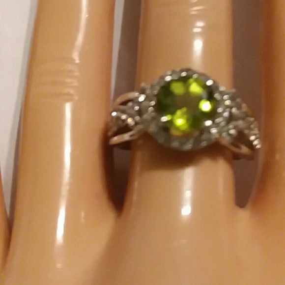 JTV Jewelry - PERIDOT RING, SIZE 8